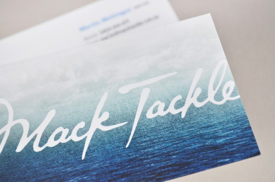 Mack Tackle business card